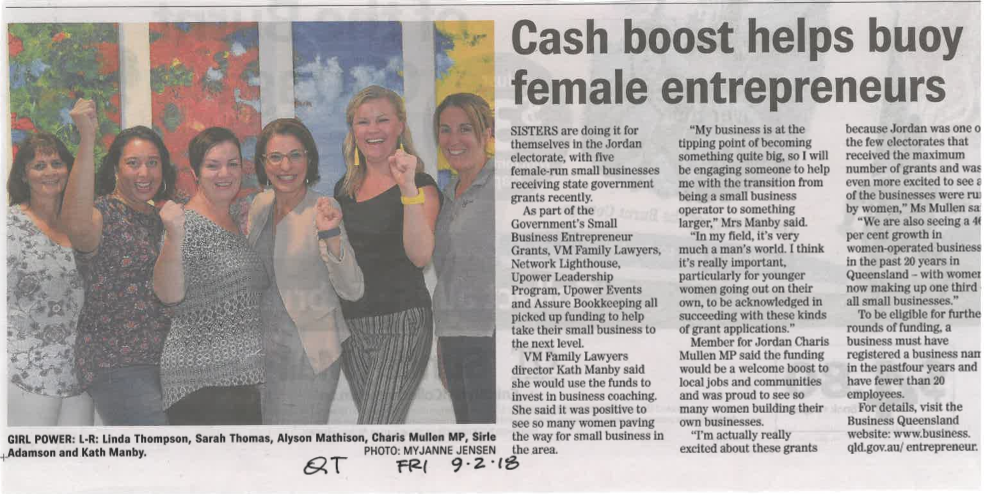 Cash Boost Helps Buoy Female Entrepreneurs
